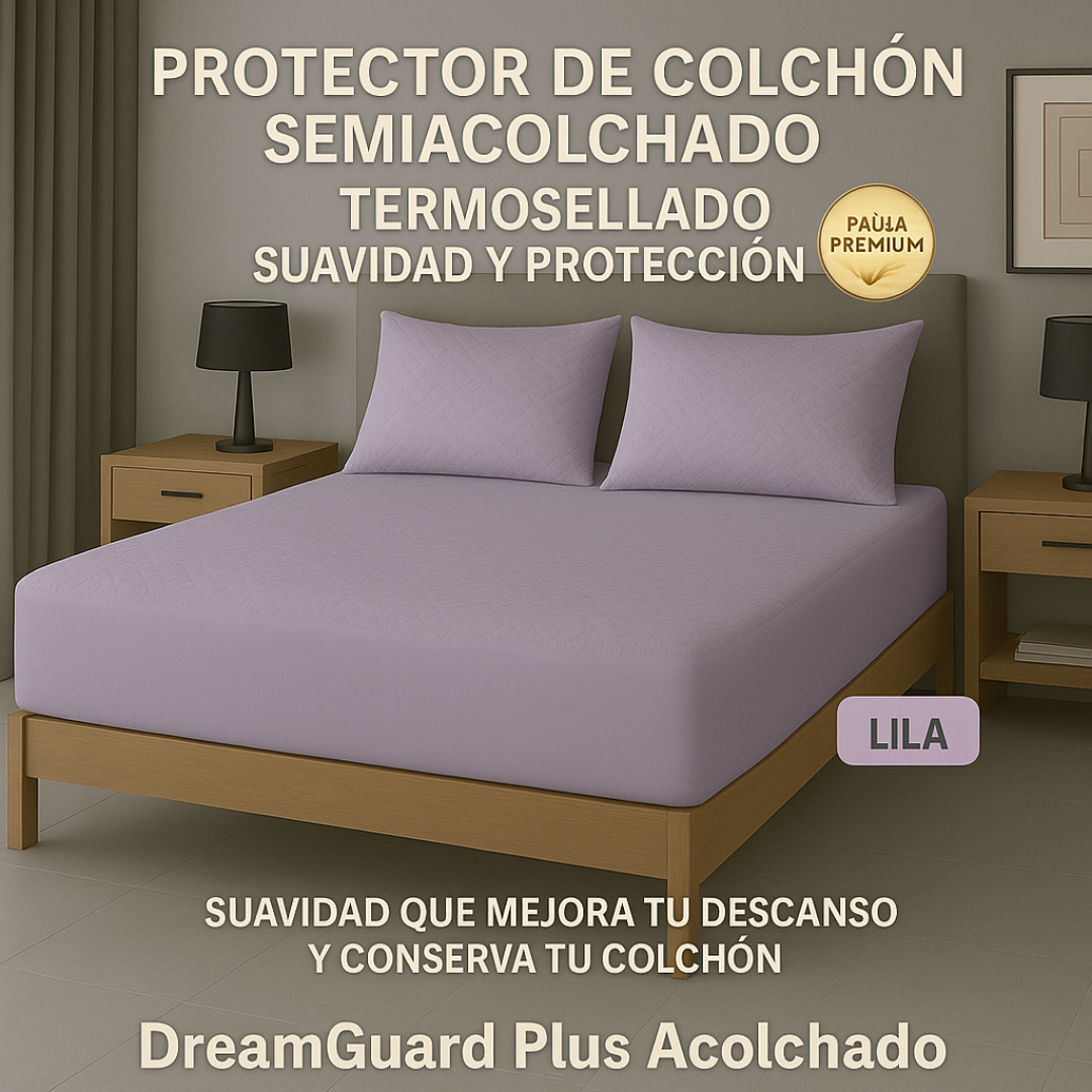 Protector De Colchón Termosellado + Fundas de almohadas