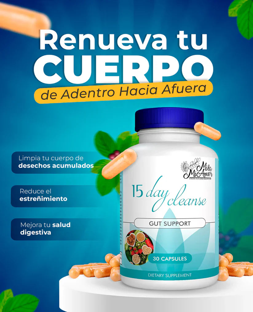 15 DIAS CLEANSE" LIMPIEZA NATURAL DE COLON