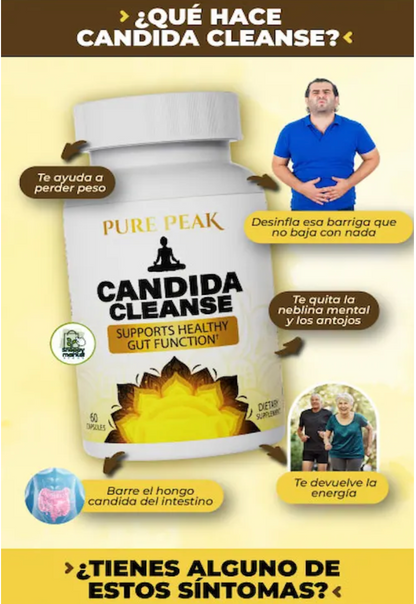 CANDIDA CLEANSE 100% original  - ELIMINA TOXINAS DESDE EL PRIMER DÍA + ENVIO GRATIS 🎁