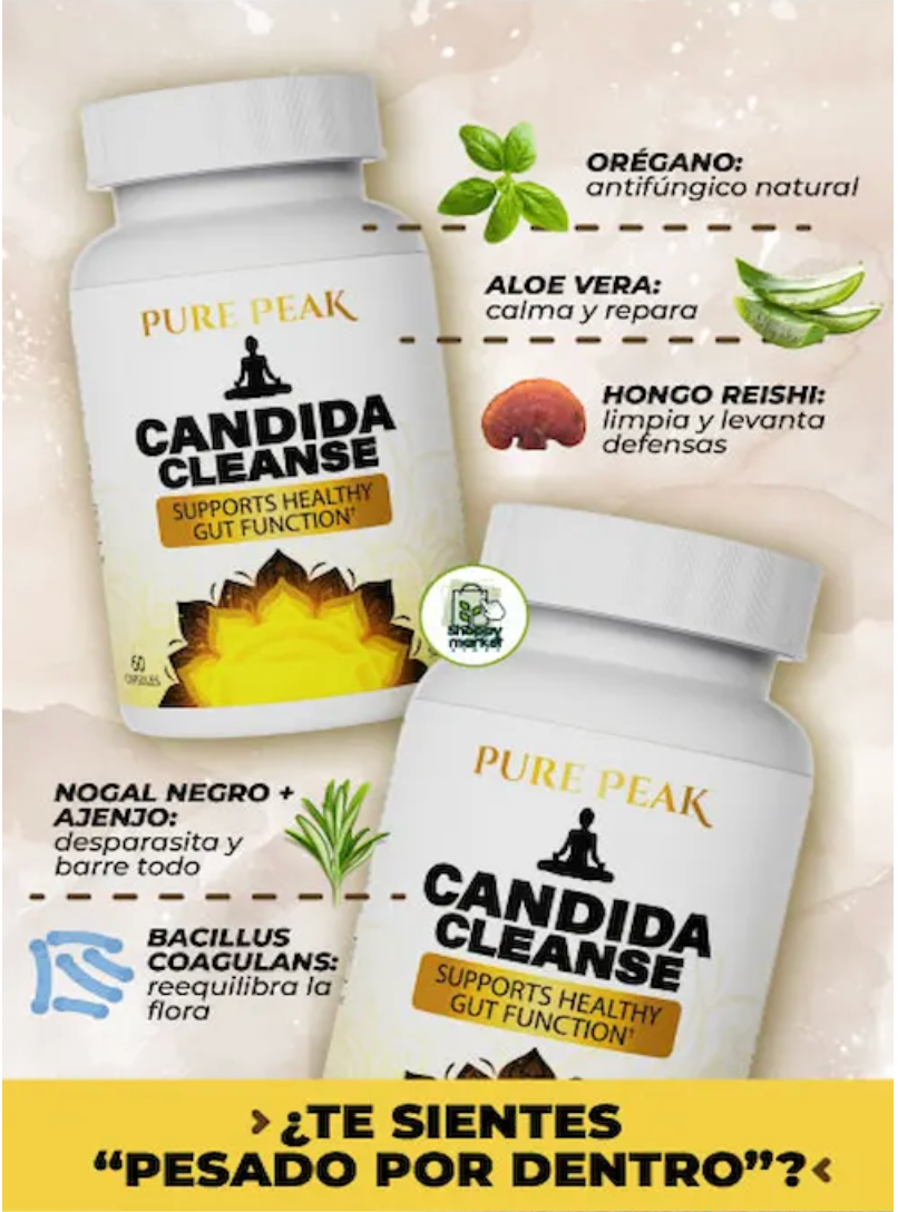 CANDIDA CLEANSE 100% original  - ELIMINA TOXINAS DESDE EL PRIMER DÍA + ENVIO GRATIS 🎁
