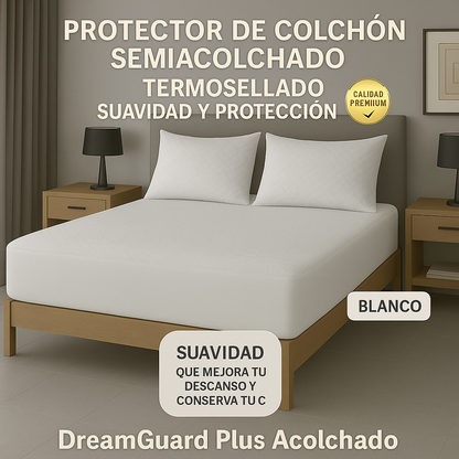 Protector De Colchón Termosellado + Fundas de almohadas