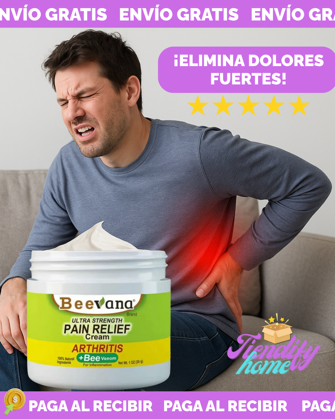 🐝Beevana crema alivida dolores 2X1 - Mejora tu salud y recupera tu vida sin dolores