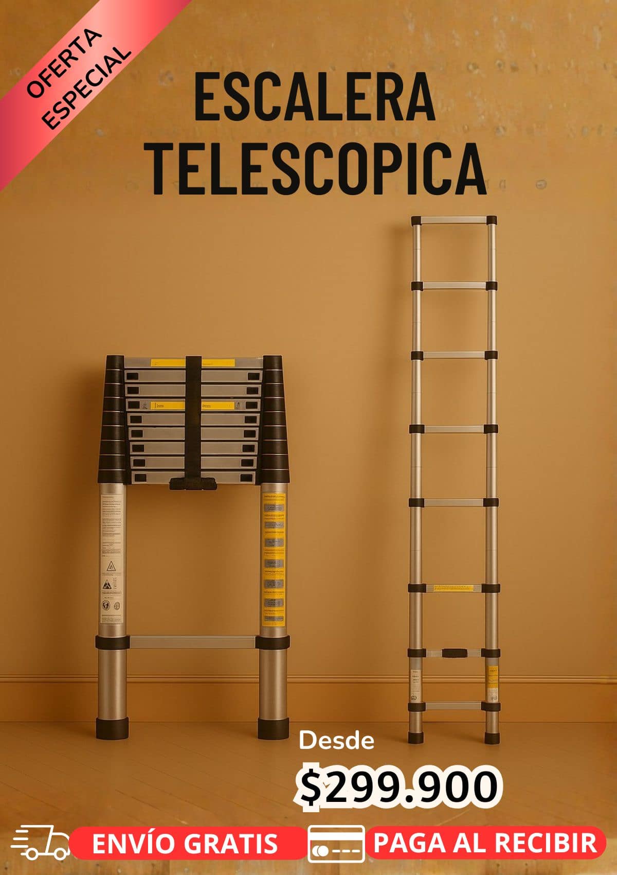 ⭐Escalera Telescópica⭐