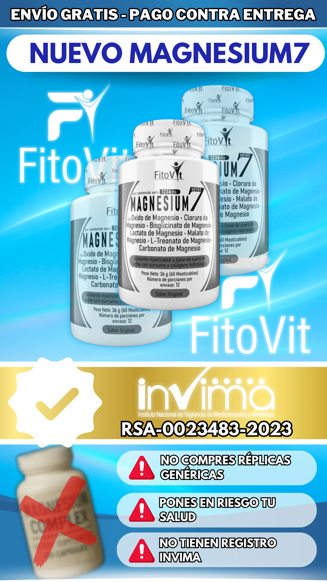 7 MAGNESIUM X60 UND FITOVIT